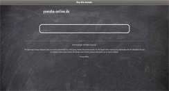 Desktop Screenshot of hotline.yamaha-online.de